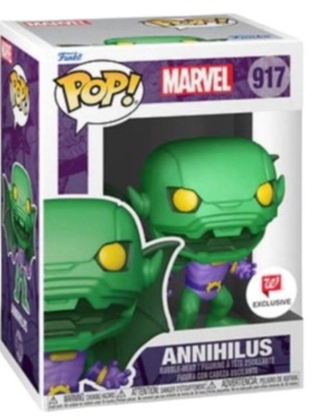 Funko Pop # 917-- Annihilus Bobble Head -- NIB-- Marvel
